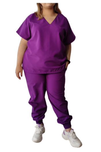 Jogger Básico Morado (Plus)